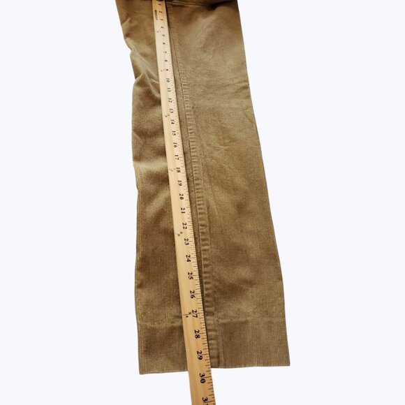 Michel Rene Vtg Mens Corduroy Pants Straight Fit Cotton Blend khaki Size 30 - Picture 6 of 16